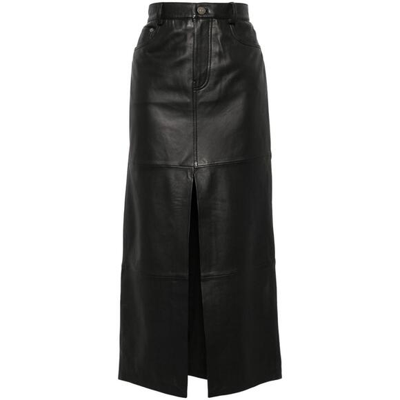 Reformation Dresses & Skirts - NEW, Reformation Veda Tazz leather maxi skirt in Black SZ 4 #P3594